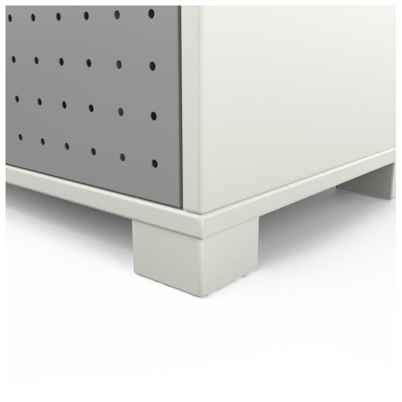 Jeu de 4 pieds carrés pour meuble à casiers Jeu de 4 pieds carrés pour meuble à casiers
