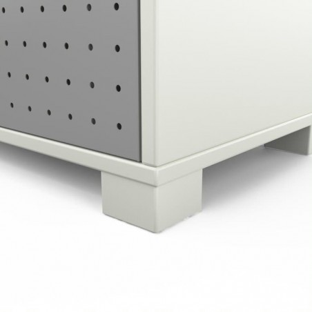 Jeu de 4 pieds carrés pour meuble à casiers