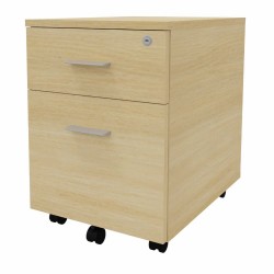 MOKA - Caisson mobile mélaminé 2 tiroirs MOKA - 1