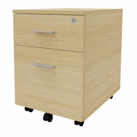 MOKA - Caisson mobile mélaminé 2 tiroirs MOKA - 2