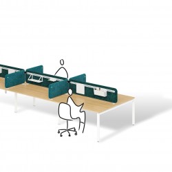 SOLANGE - Jeu de pinces de fixation pour écran SOLANGE - 6