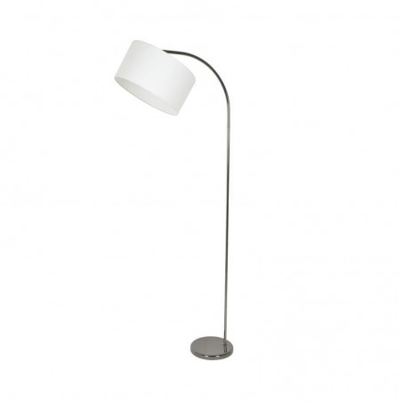 Cette image montre le produit en version alu et abat-jour blanc